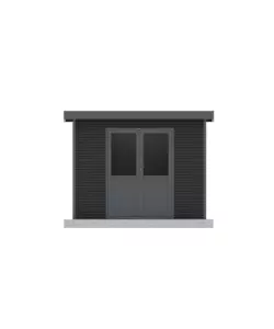 CASETTA IN LEGNO DA GIARDINO BARAC "ONYX" ANTRACITE 333X225X237 CM