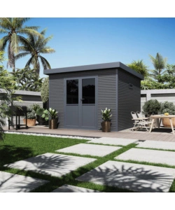 CASETTA IN LEGNO DA GIARDINO BARAC "ONYX" ANTRACITE 333X326X237 CM