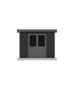 CASETTA IN LEGNO DA GIARDINO BARAC "ONYX" ANTRACITE 333X326X237 CM