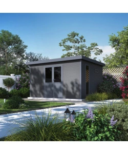 CASETTA IN LEGNO DA GIARDINO BARAC "ONYX" ANTRACITE 447X326X237 CM