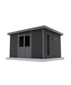 CASETTA IN LEGNO DA GIARDINO BARAC "ONYX" ANTRACITE 447X326X237 CM