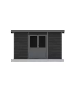 CASETTA IN LEGNO DA GIARDINO BARAC "ONYX" ANTRACITE 447X326X237 CM