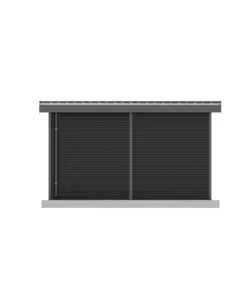 CASETTA IN LEGNO DA GIARDINO BARAC "ONYX" ANTRACITE 447X326X237 CM