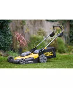 TAGLIAERBA SEMOVENTE A BATTERIA STANLEY FATMAX 18V, SOLO CORPO MACCHINA