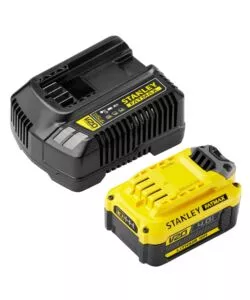 BATTERIA DI RICAMBIO STANLEY FATMAX 18V 4AH E CARICABATTERIE 4AH