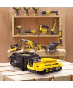 BATTERIA DI RICAMBIO STANLEY FATMAX 18V 2AH E CARICABATTERIE 1,25A