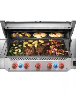 BARBECUE A GAS NAPOLEON "PRESTIGE 665 CONNECTED" GRIGIO 7 BRUCIATORI