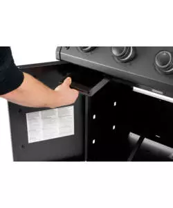 BARBECUE A GAS NAPOLEON "ROGUE PRO PHANTOM 30" NERO 4 BRUCIATORI