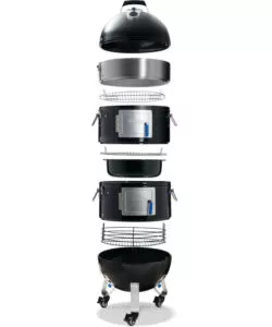 BARBECUE A CARBONELLA AFFUMICATORE NAPOLEON "APOLLO 18" NERO Ø 46 CM