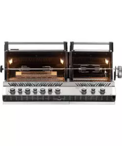 BARBECUE A GAS DA INCASSO NAPOLEON "PRESTIGE PRO 825 RBI" GRIGIO 9 BRUCIATORI