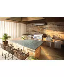 BARBECUE A GAS DA INCASSO NAPOLEON "SERIE 700 44 " GRIGIO 8 BRUCIATORI