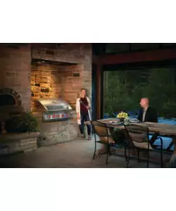 BARBECUE A GAS DA INCASSO NAPOLEON "SERIE 700 38" GRIGIO 6 BRUCIATORI