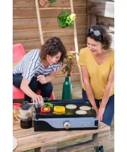 PIASTRA ELETTRICA LE MARQUIER "LE PETITE" IN GHISA NERO 1 BRUCIATORE