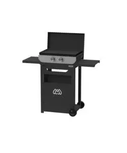 PIASTRA A GAS LE MARQUIER CON CARRELLO 2 BRUCIATORI