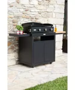 PIASTRA A GAS LE MARQUIER "PURE" IN GHISA 3 BRUCIATORI