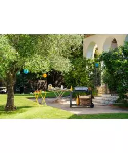 CARRELLO PER BARBECUE LE MARQUIER "110 XL" IN ACCIAIO NERO  110X64X77 CM