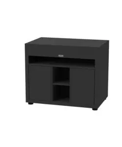 MOBILE CUCINA PER BARBECUE LE MARQUIER IN ACCIAIO NERO 110X70X92 CM