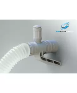 PISCINA FUORI TERRA CON STRUTTURA ROTONDA INTEX "PRISMA FRAME" CON POMPA FILTRO, SCALETTA, TELO BASE E TELO DI COPERTURA GRIGIO CHIARO 457X457X122 CM - COD. 26726ND