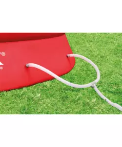 PISCINA FUORI TERRA AUTOPORTANTE ROTONDA INTEX "EASY HAPPY GRANCHIO" ROSSO 183X183X51 CM - COD. 26100NP