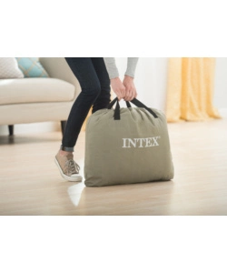 MATERASSO SINGOLO GONFIABILE INTEX "PILLOW REST DURA BEAM" CON POMPA INCORPORATA 99X191X42 CM - COD. 64122NP