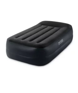 MATERASSO SINGOLO GONFIABILE INTEX "PILLOW REST DURA BEAM" CON POMPA INCORPORATA 99X191X42 CM - COD. 64122NP