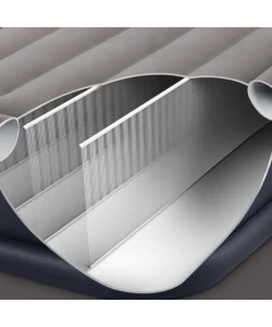 MATERASSO MATRIMONIALE GONFIABILE INTEX "DURA BEAM PILLOW REST DELUXE" CON POMPA INCORPORATA 152X203X42 CM - COD. 64136NP