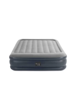 MATERASSO MATRIMONIALE GONFIABILE INTEX "DURA BEAM PILLOW REST DELUXE" CON POMPA INCORPORATA 152X203X42 CM - COD. 64136NP