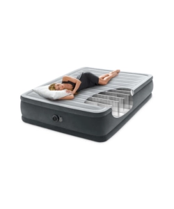 MATERASSO MATRIMONIALE GONFIABILE INTEX "DURA BEAM COMFORT PLUSH ELEVATED" CON POMPA INTEGRATA 152X203X46 CM - COD. 64414NP