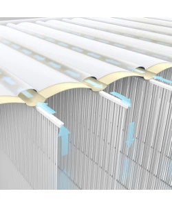 MATERASSO MATRIMONIALE GONFIABILE INTEX "DURA-BEAM COMFORT PLUSH HISE RISE" CON POMPA ELETTRICA INCORPORATA IN PVC GRIGIO 152X230X56 CM - COD. 64418