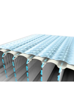 MATERASSO MATRIMONIALE GONFIABILE INTEX "DURA BEAM ULTRA PLUSH" CON POMPA INCORPORATA 152X203X46 CM - COD. 64428NP