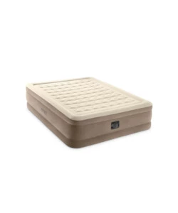 MATERASSO MATRIMONIALE GONFIABILE INTEX "DURA BEAM ULTRA PLUSH" CON POMPA INCORPORATA 152X203X46 CM - COD. 64428NP