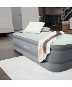 MATERASSO SINGOLO GONFIABILE INTEX "PREMAIRE" CON POMPA INCORPORATA 99X191X46 CM - COD. 64902NP