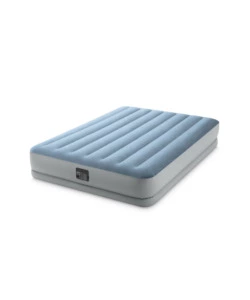 MATERASSO MATRIMONIALE GONFIABILE INTEX "DURA BEAM RAISED COMFORT" CON POMPA INCORPORATA 152X203X36 CM - COD. 64168NP