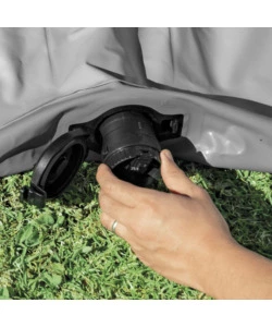 MATERASSO MATRIMONIALE GONFIABILE INTEX CON POMPA INTERNA A PIEDE 152X203X25 CM - COD. 64783