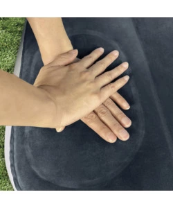 MATERASSO MATRIMONIALE GONFIABILE INTEX CON POMPA INTERNA A PIEDE 152X203X25 CM - COD. 64783