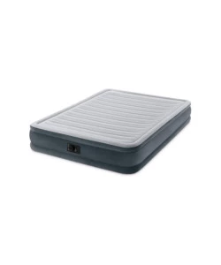 MATERASSO MATRIMONIALE INTEX "DURA BEAM COMFORT PLUSH" CON POMPA INTERNA 152X203X33 CM - COD. 67770NP