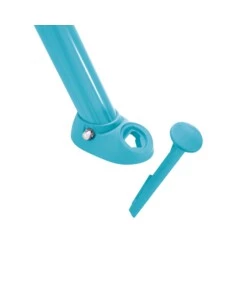 ALTALENA INTEX CON DUE SEGGIOLINI E DONDOLO NIDO IN ACCIAIO VERDE E AZZURRO 343X235X200 CM - COD. 44133