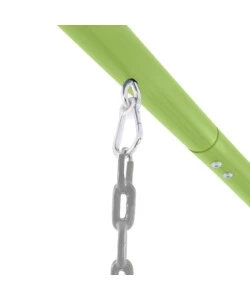 ALTALENA INTEX CON DUE SEGGIOLINI E DONDOLO NIDO IN ACCIAIO VERDE E AZZURRO 343X235X200 CM - COD. 44133