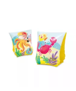 BRACCIOLI GONFIABILI INTEX "FUN FISH" IN VINILE 23X15 CM - COD. 58652EU