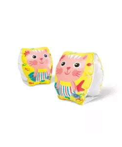 BRACCIOLI GONFIABILI INTEX "GATTINI FELICI" IN VINILE 20X15 CM - COD. 56665EU