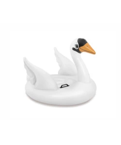 CAVALCABILE GONFIABILE INTEX "CIGNO" IN VINILE BIANCO 130X102X99 CM - COD. 57557NP