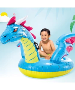 CAVALCABILE GONFIABILE INTEX "DRAGO" IN VINILE 201X191 CM - COD. 57563NP