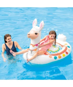 CAVALCABILE GONFIABILE INTEX "LAMA" IN VINILE 135X94X112 CM - COD. 57564NP