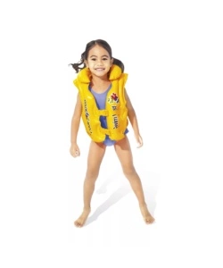 GUBBINO GONFIABILE PER BAMBINI INTEX "POOL SCHOOL" IN VINILE GIALLO 50X47 CM - COD. 58660EU