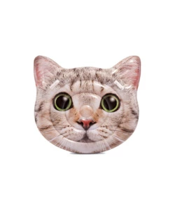 MATERASSINO GONFIABILE INTEX "GATTO" IN VINILE GRIGIO 137X130X23 CM - COD. 58784EU