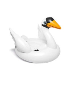 CAVALCABILE GONFIABILE INTEX "CIGNO" IN VINILE BIANCO 178X140X132 CM - COD. 57287EU