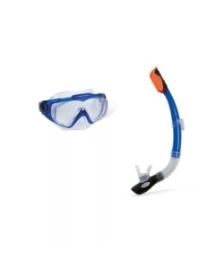 SET MASCHERA NUOTO RAGAZZO E BOCCAGLIO INTEX "AUQUA PRO" IN PLASTICA - COD. 55962