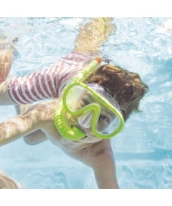 MASCHERA NUOTO BAMBINO INTEX "WAVE RIDER" IN PLASTICA COLORI ASSORTITI - COD. 55916