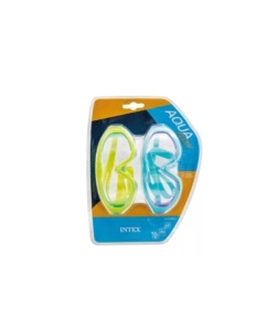 SET 2 MASCHERE NUOTO BAMBINO INTEX "KIDS" IN SILICONE - COD. 55983
