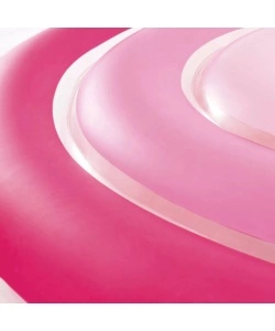 MATERASSINO GONFIABILE INTEX "CUORE" IN VINILE ROSA 155X135X25 CM - COD. 58727EU